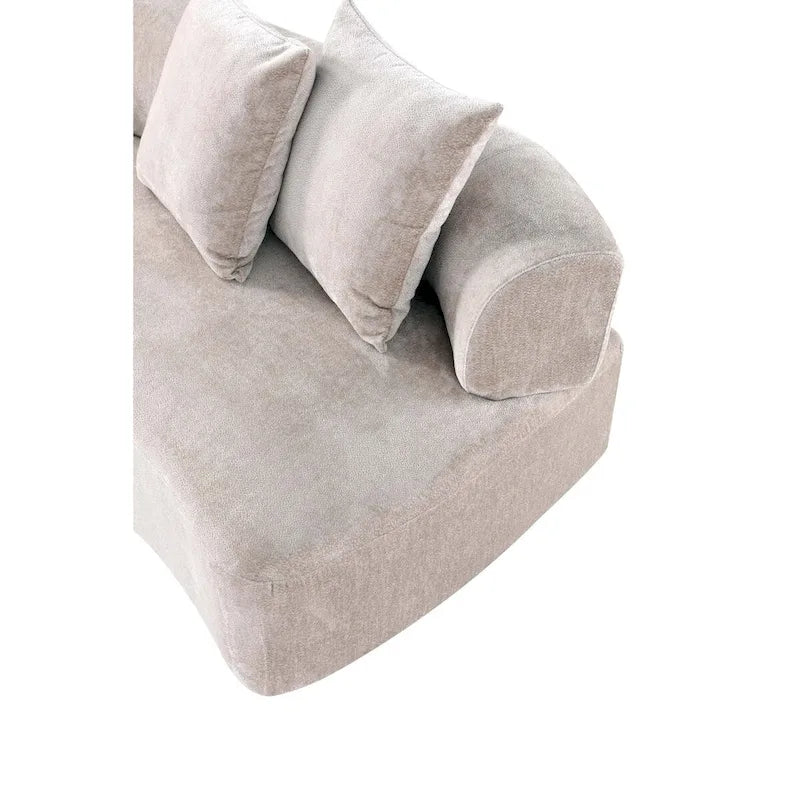Manhattan Comfort 2 Piece Modern Verandah Chenille Multi Sofa Set
