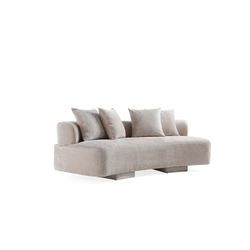 Manhattan Comfort 2 Piece Modern Verandah Chenille Multi Sofa Set