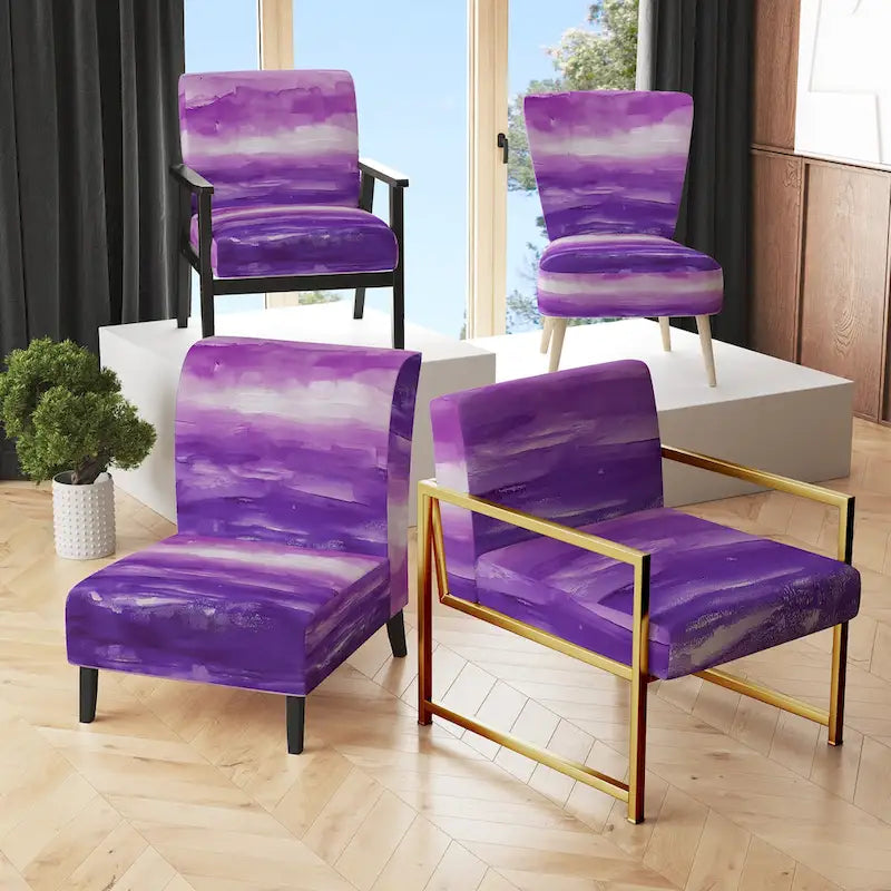Designart From the Shore Upholstered Beach Accent Chair - Nautical & Coastal Arm Chair For Bedroom