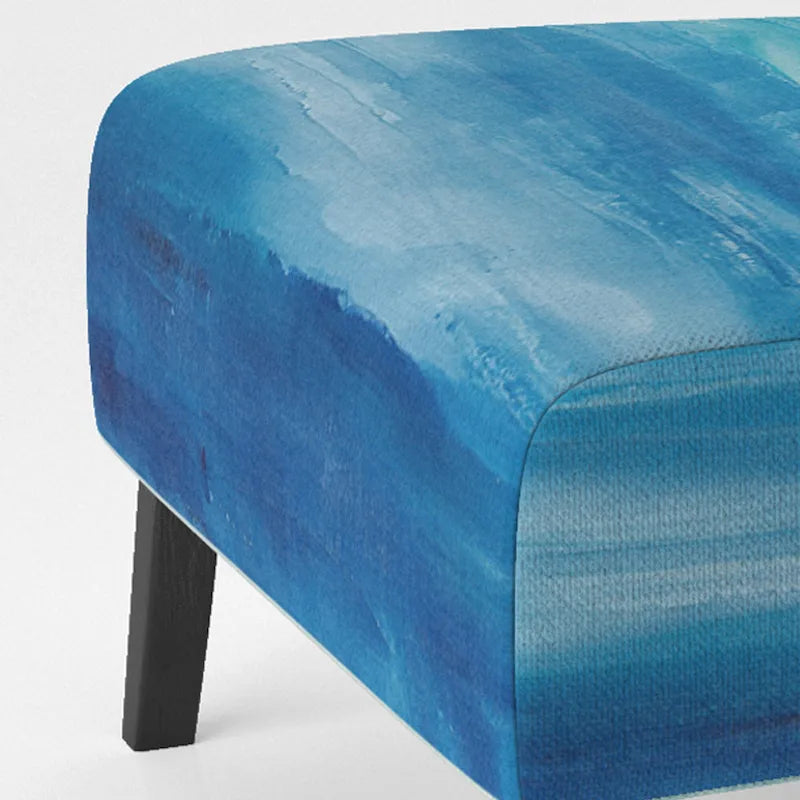 Designart From the Shore Upholstered Beach Accent Chair - Nautical & Coastal Arm Chair For Bedroom