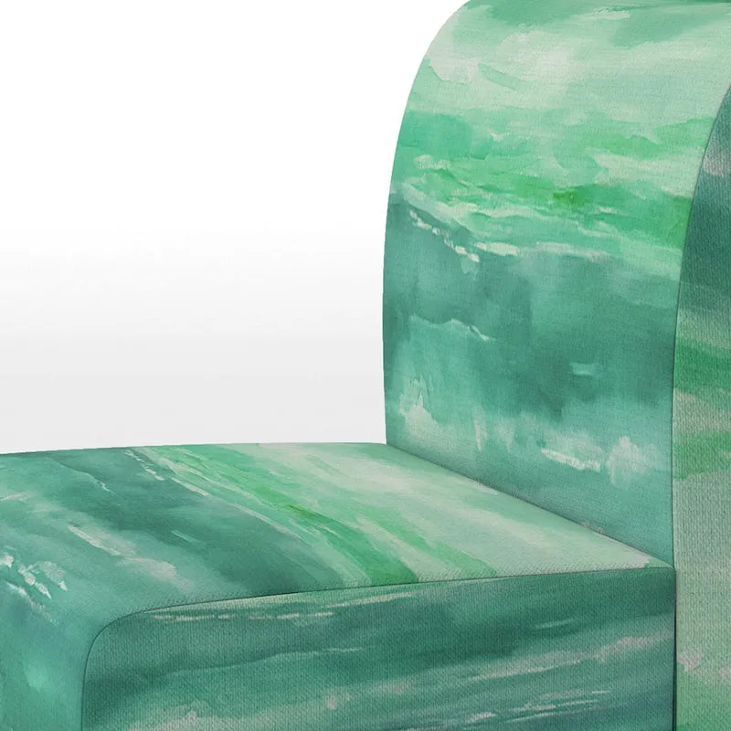 Designart From the Shore Upholstered Beach Accent Chair - Nautical & Coastal Arm Chair For Bedroom