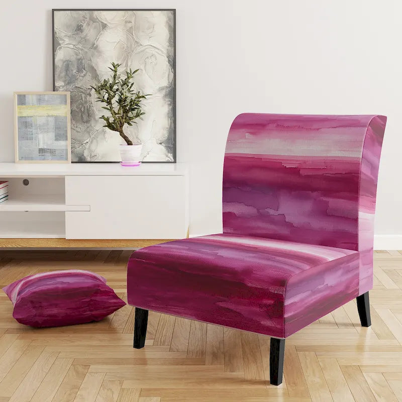 Designart From the Shore Upholstered Beach Accent Chair - Nautical & Coastal Arm Chair For Bedroom