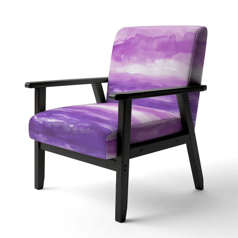 Designart From the Shore Upholstered Beach Accent Chair - Nautical & Coastal Arm Chair For Bedroom