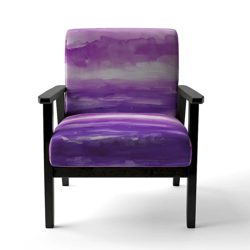 Designart From the Shore Upholstered Beach Accent Chair - Nautical & Coastal Arm Chair For Bedroom
