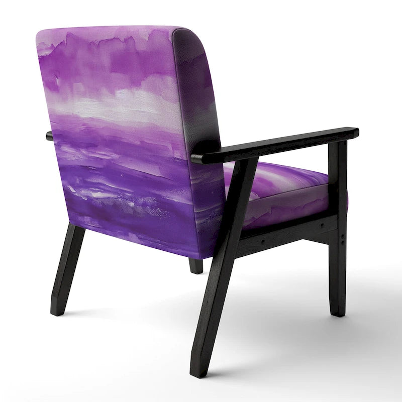 Designart From the Shore Upholstered Beach Accent Chair - Nautical & Coastal Arm Chair For Bedroom